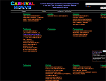 Tablet Screenshot of carnivalmidways.com